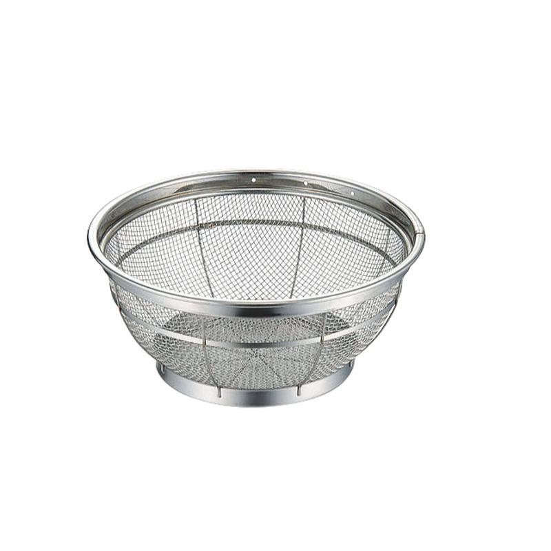 調理用品 BK 18-8F型ザル荒目 27.5cm