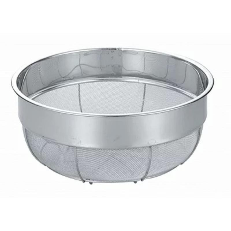 調理用品 18-8巾広ザル 37.5cm