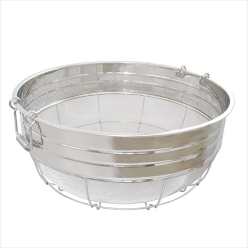 調理用品 18-8巾広ザル 65cm取手付