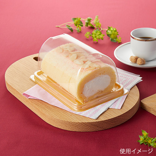 ケーキ容器 エスコン R-01 ゴールド スミ