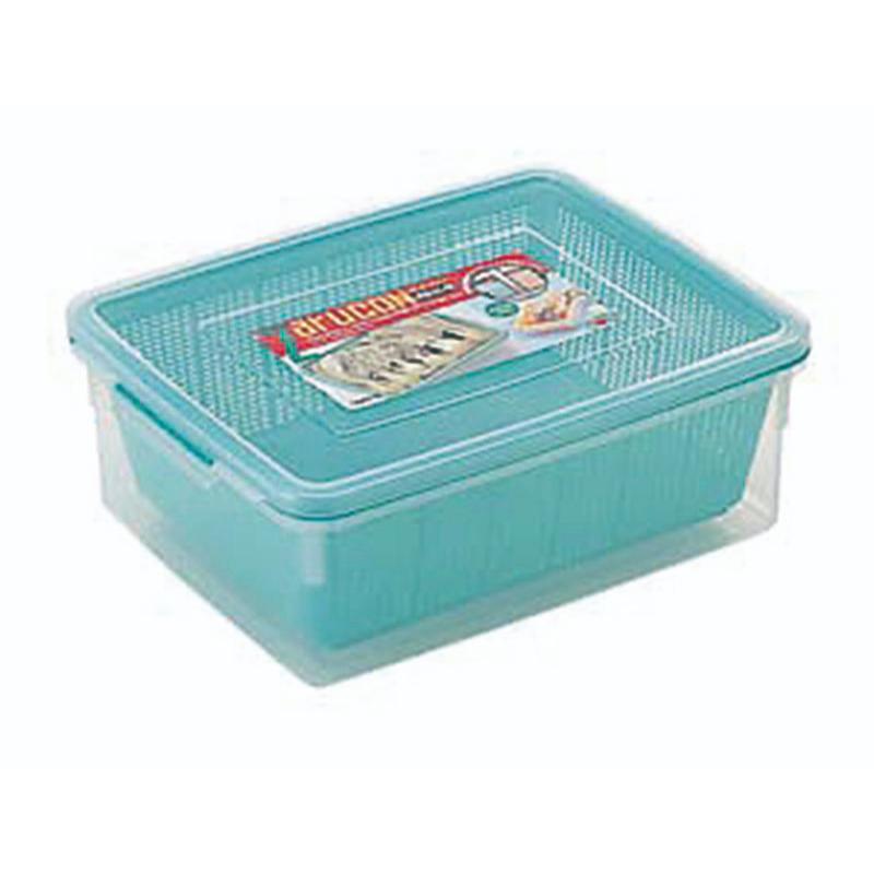 調理用品 PPざるコン角 9.0L