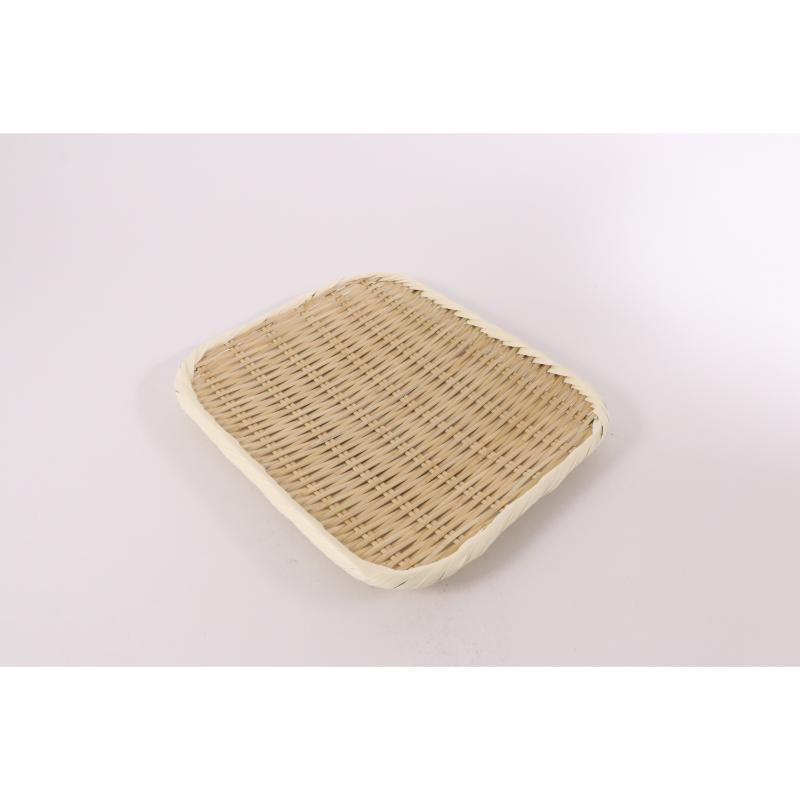 調理用品 竹製角盆ざる 36cm