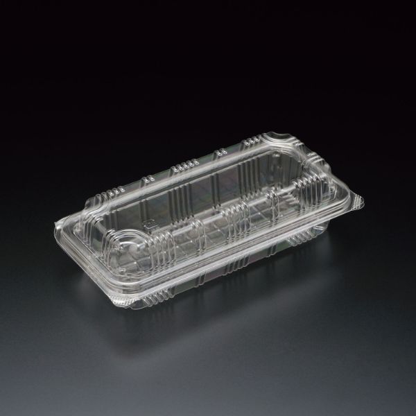 軽食容器 ユニコン LS-21(浅) 透明 スミ