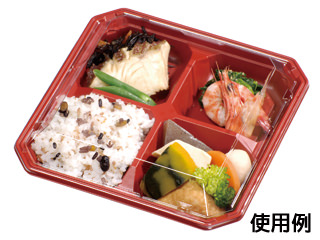 軽食容器 フルレンジTR-187-2H R・B 福助工業