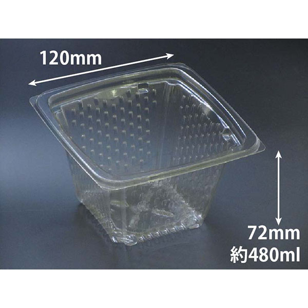 サラダ容器 バイオ ツブ12-72B リスパック