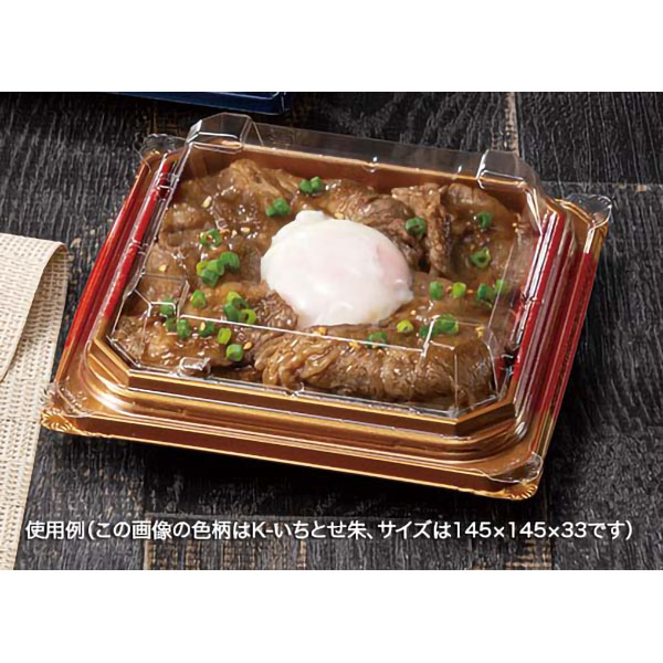 リスパック 丼・重 バイオデリカ 枠重 145B K-しきおり緑