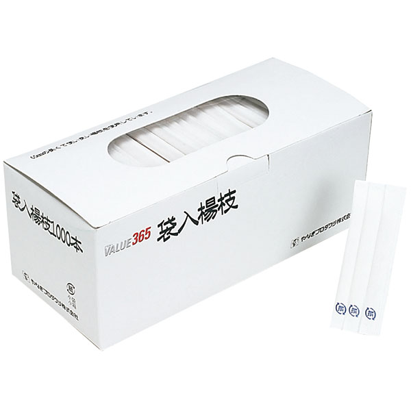 やなぎプロダクツ 卓上用品 L-518 楊枝 バリュー無地袋入 約1000本入
