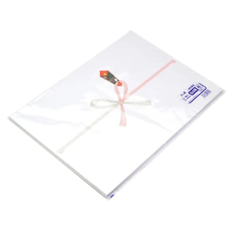 3-404 のし紙 祝 山 B4判 100枚入り ササガワ