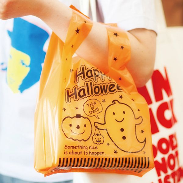 ヘッズ レジ袋 ハロウィンレジバッグ-M(100枚) HW-M
