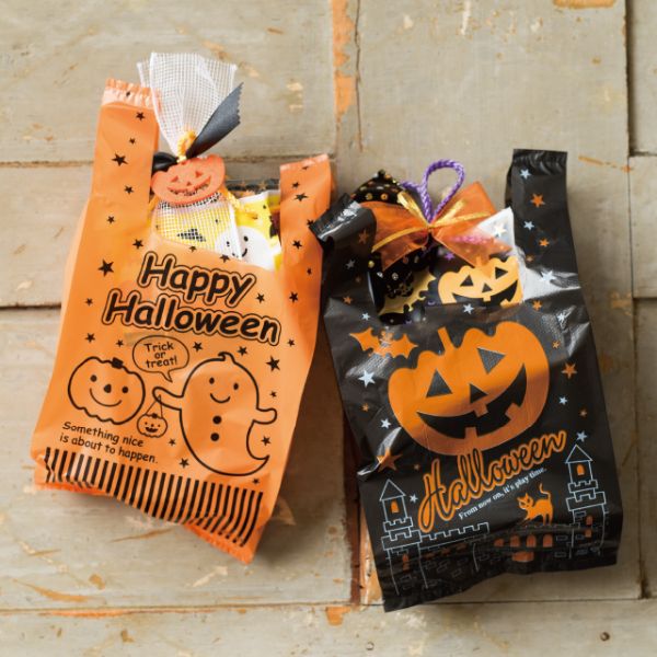ヘッズ レジ袋 ハロウィンレジバッグ-M(100枚) HW-M