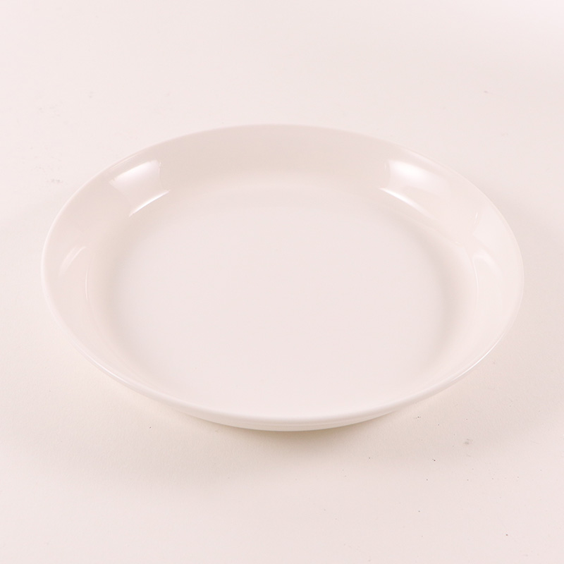 食器 No.1722W ポリプロ 丸皿18cm (ホワイト) エンテック