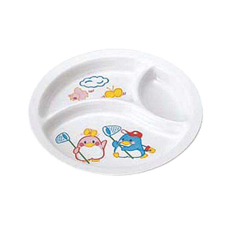 メラミン食器 お子様食器 BB-21 丸ランチ皿(小)新形 ベン＆ベティ エンテック
