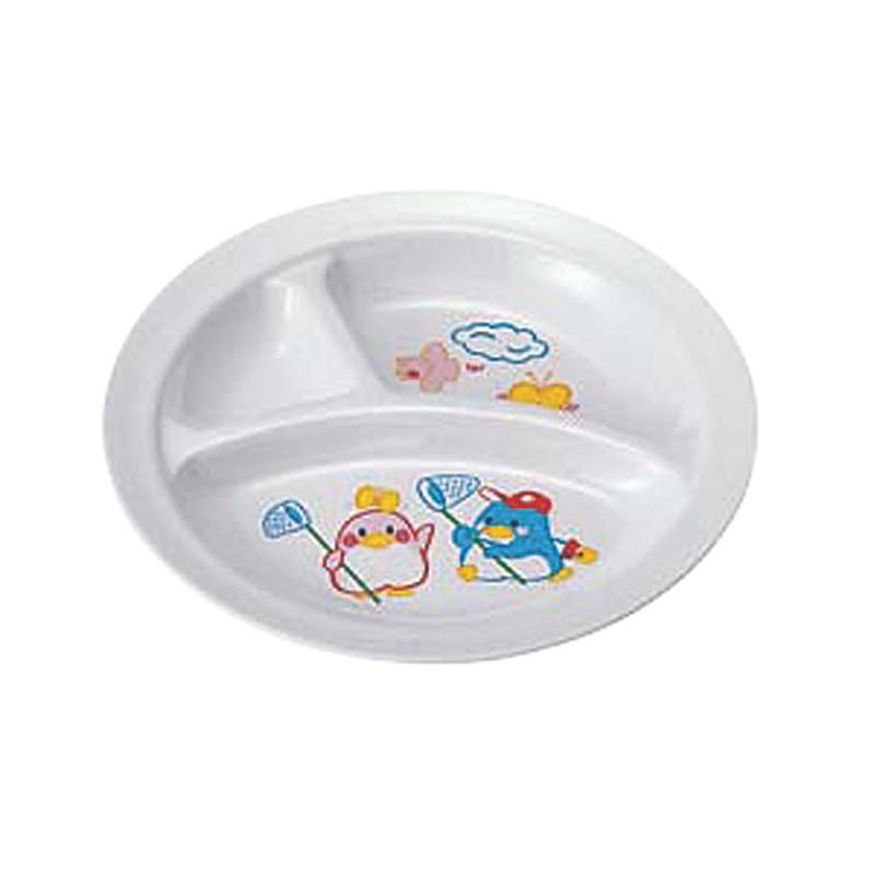 メラミン食器 お子様食器 BB-1 丸ランチ皿(大) ベン＆ベティ エンテック