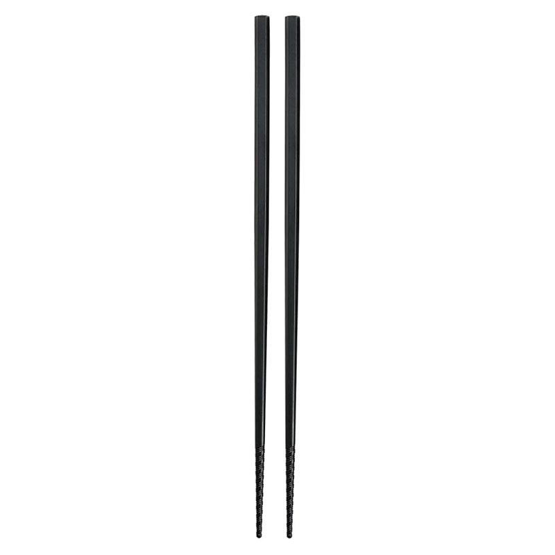 カトラリー PM-375 トルネード箸 黒 18cm
