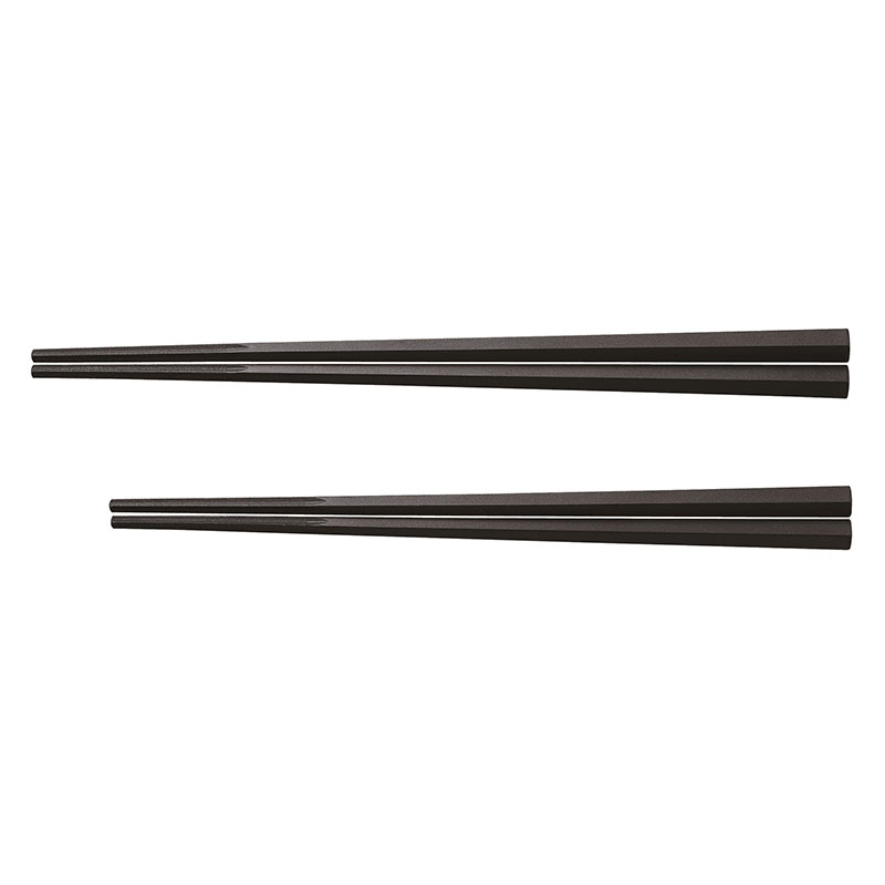 カトラリー PM-358 ぐる麺箸 21cm 黒