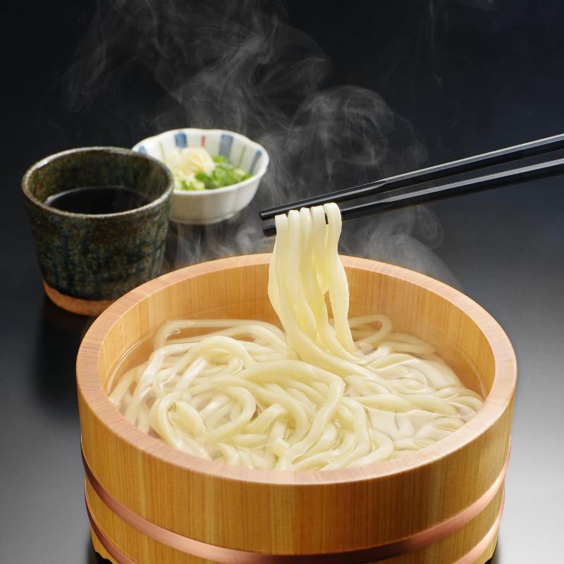 カトラリー GM-4051 10角ぐる麺箸 極太 23cm 黒