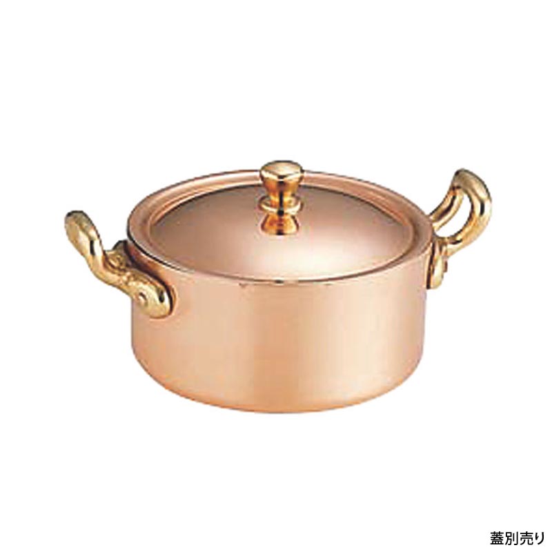 テーブル用品 銅 プチパン 両手付 12cm (530cc)