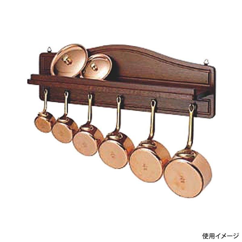 テーブル用品 木製プチパンハンガー ブラウン色