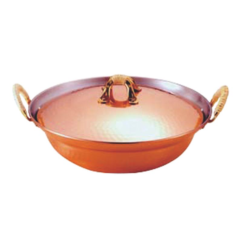 テーブル用品 銅槌目入れよせ鍋 27cm S-1055M