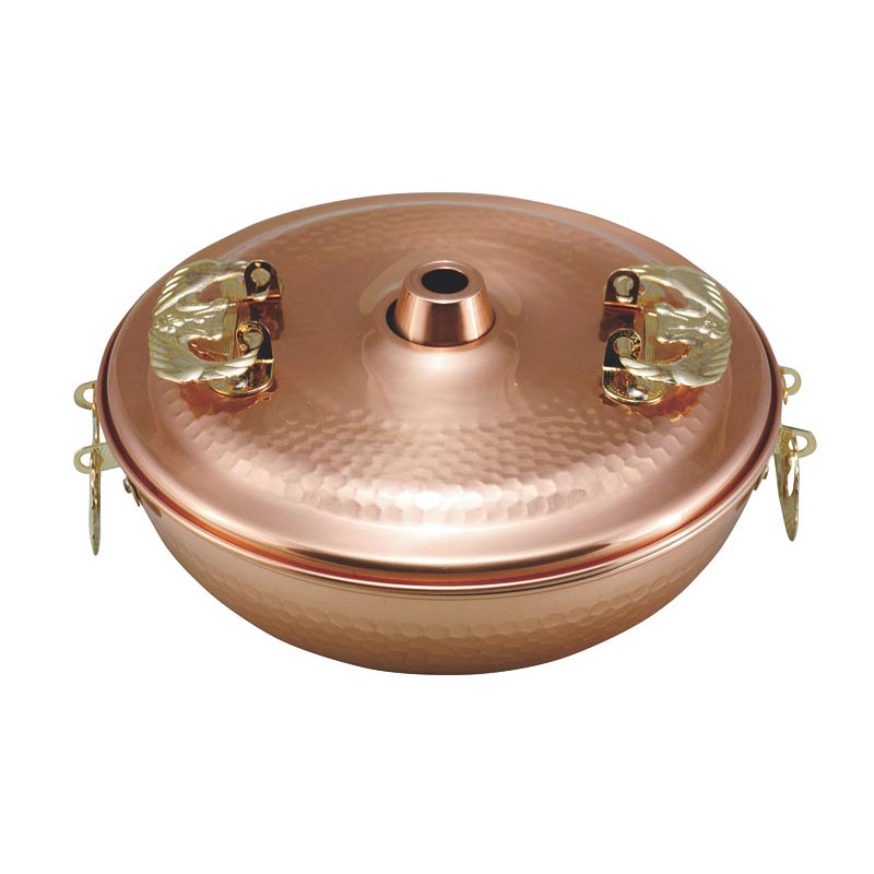 テーブル用品 銅しゃぶ鍋 輝煌 26cm(白無地箱入)