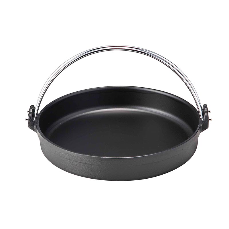 テーブル用品 トキワ 鉄すきやき鍋 黒 ツル付 24cm SY-11