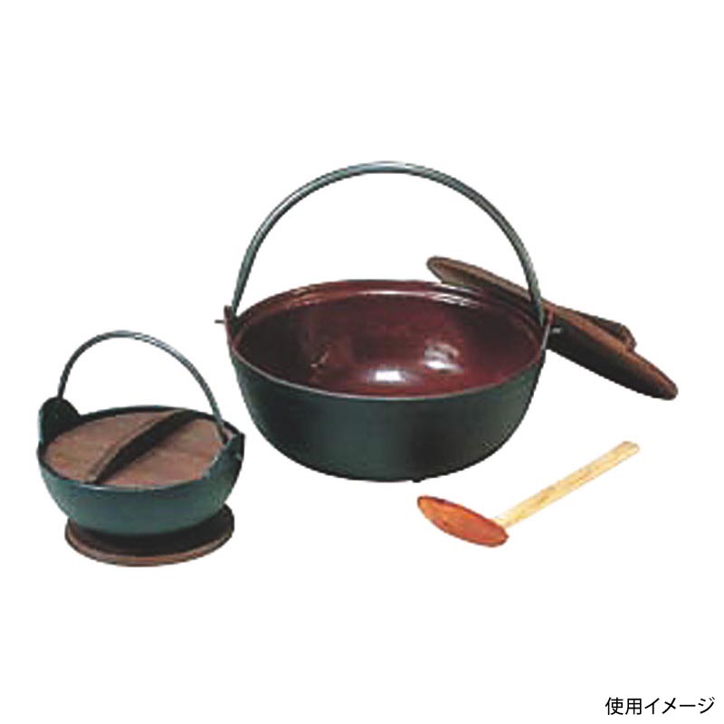 テーブル用品 やまがなべ(内面ホーロー) 24cm