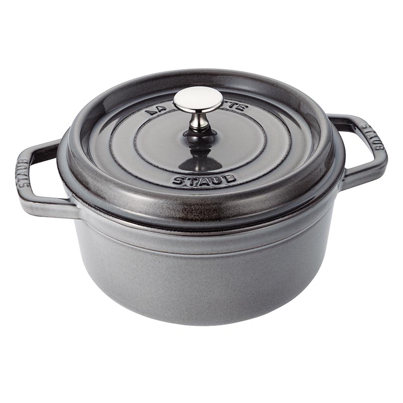 テーブル用品 ストウブ ピコ・ココット ラウンド グレー 18cm 40509-484