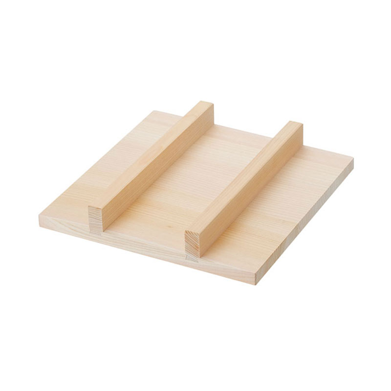 木製角セイロ用蓋 二本サン(深型もつ鍋27cm用)
