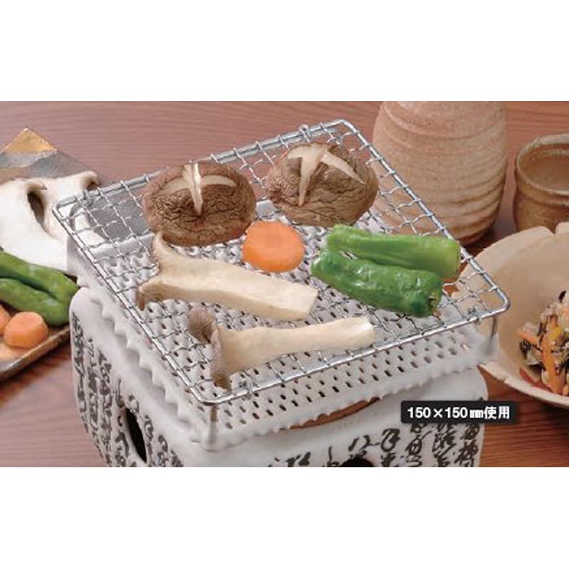 テーブル用品 セラミック焼網 150角