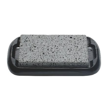 ステーキ関連用品 富士溶岩・石焼ステーキセット(大)マホガニーSA-44