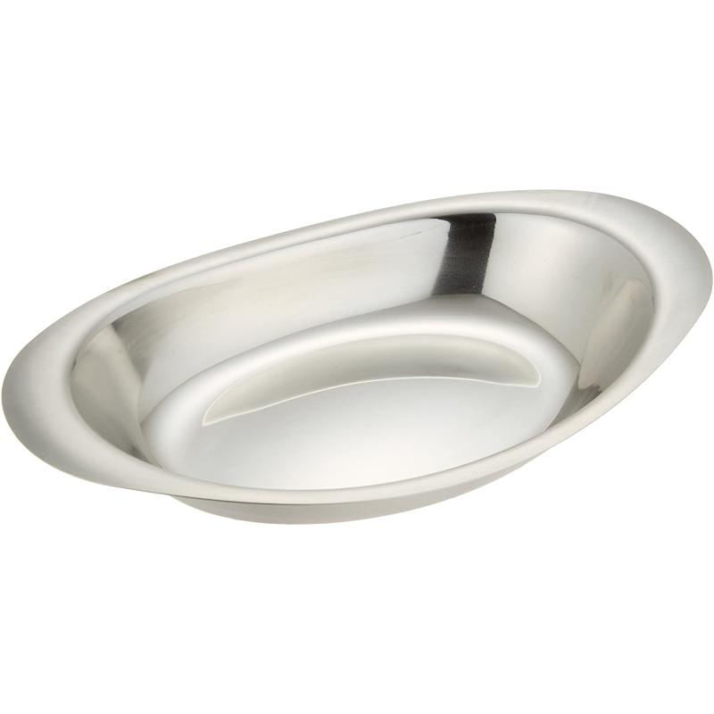 食器 IKD 18-8カレー皿 小 10 1/2インチ