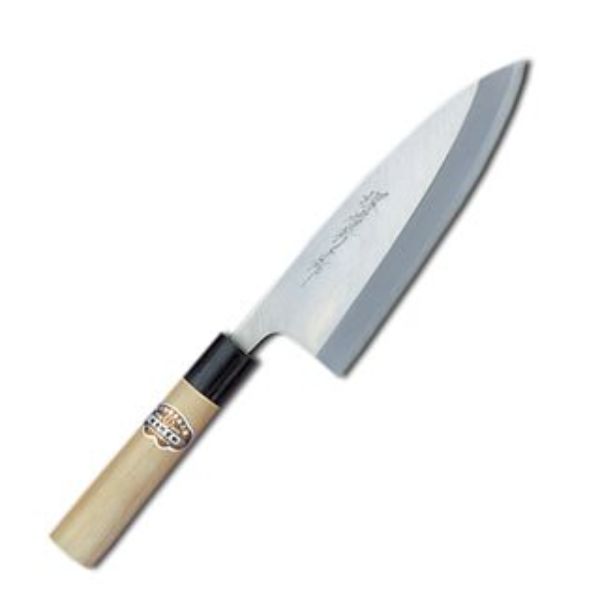 堺孝行 本霞研和包丁本出刃21cm No.05239 青木刃物製作所