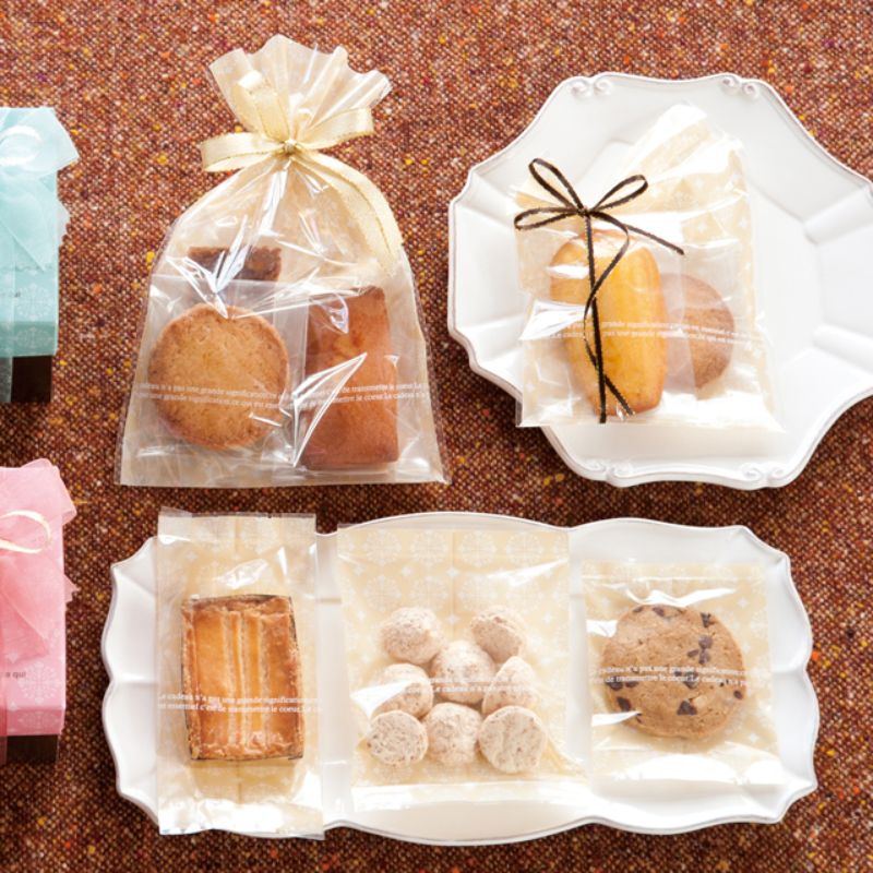 袋 ヨーロピアンOPPギフトバッグ クリーム-4(50枚) ヘッズ
