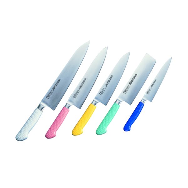 抗菌カラー包丁 MGK-210 牛刀 21cm ブルー ハセガワ