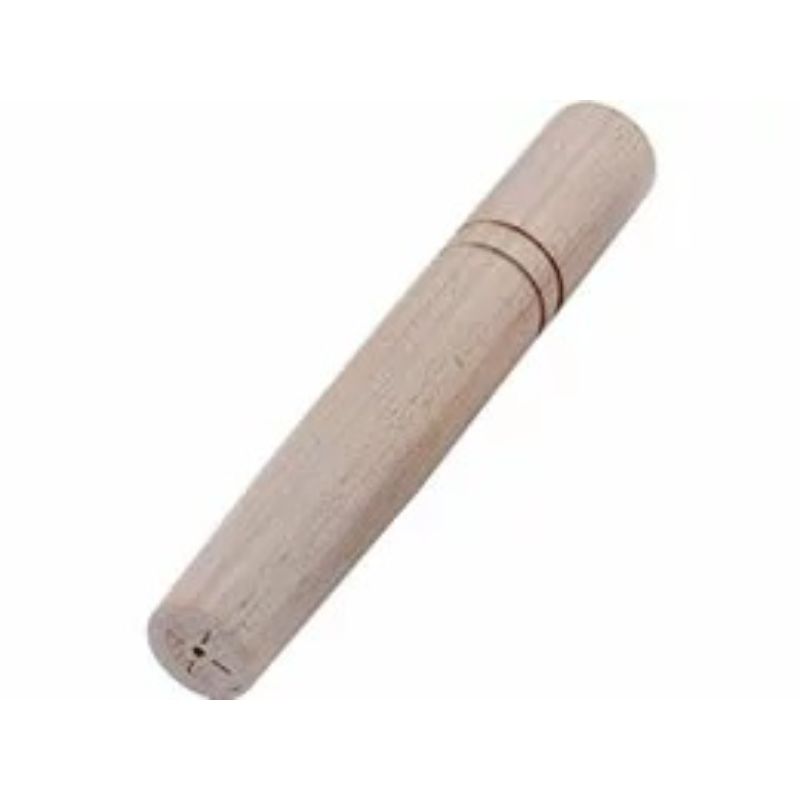 銅玉子焼(西27～30cm用)用木柄 大細 釘付 丸新銅器