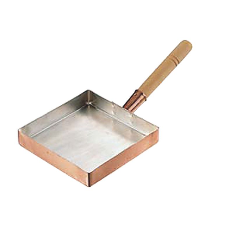 銅玉子焼 関東型 24cm 丸新銅器