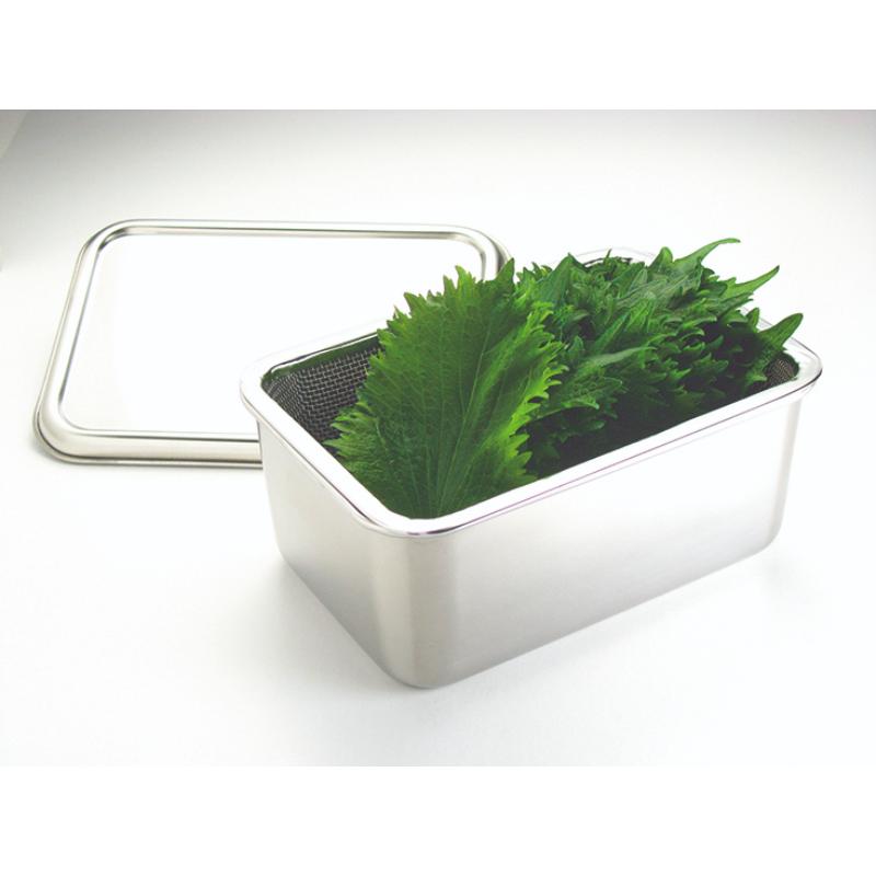 調理用品 kan 豆腐水切かごセット 蓋付ツル無