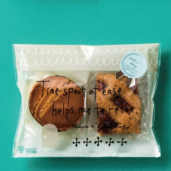 ホワイトデイシール リボン型ブルー(100枚) ヘッズ