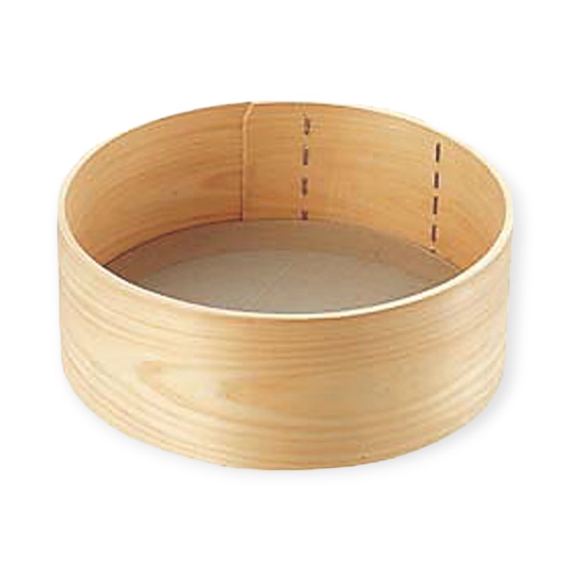 調理用品 木枠ST張り粉フルイ 尺2
