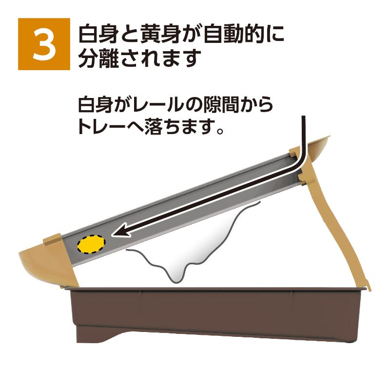 調理用品 GM-4045 エッグスライドセパレーター