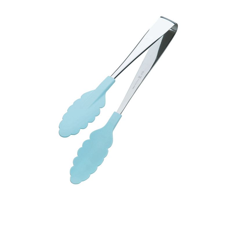 調理器具 抗菌耐熱カラートング 250mm アイスブルー 田辺金具
