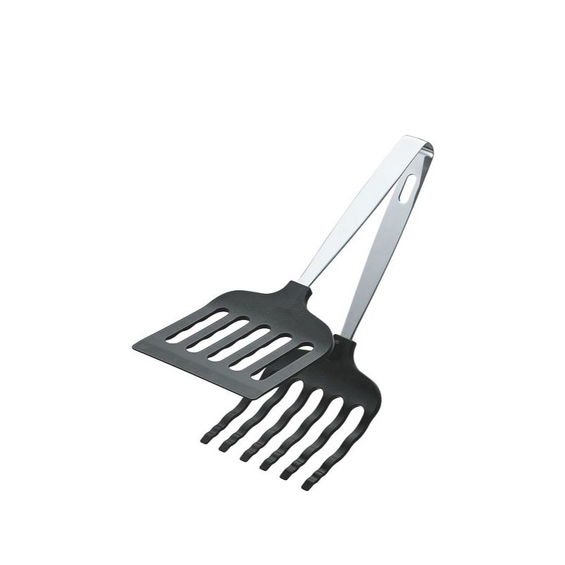 調理器具 抗菌耐熱マルチグリルトング265mm 黒 田辺金具
