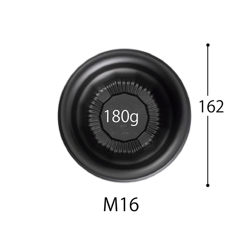どんぶり容器 CT ほまれ丼 M16 BK 身 中央化学