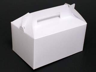 ケーキ箱 DE-17 ショートホワイト ＃6 ヤマニパッケージ