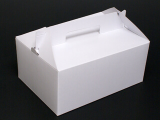 ケーキ箱 DE-18 ショートホワイト ＃7 ヤマニパッケージ