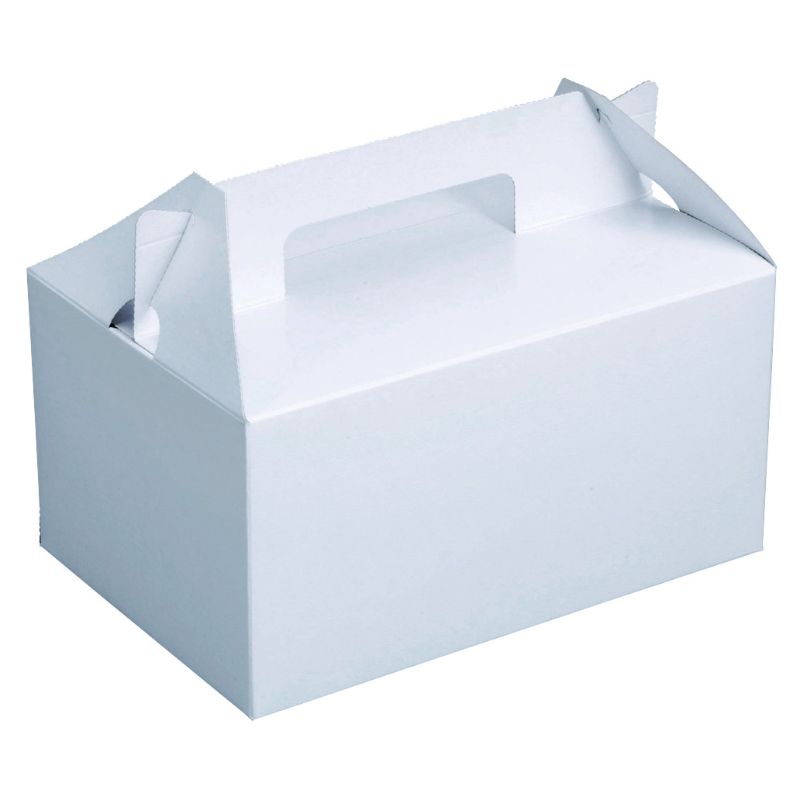 ケーキ箱 DE-19 ショートホワイト ＃8 ヤマニパッケージ