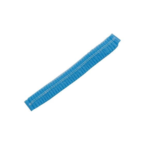 不織布キャップ 7045 不織布使いきりヘアキャップ ブルー 100枚入 川西工業