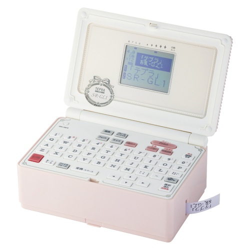 事務用品 キングジム ラベルライター テプラPRO SR-GL1 シェルピンク