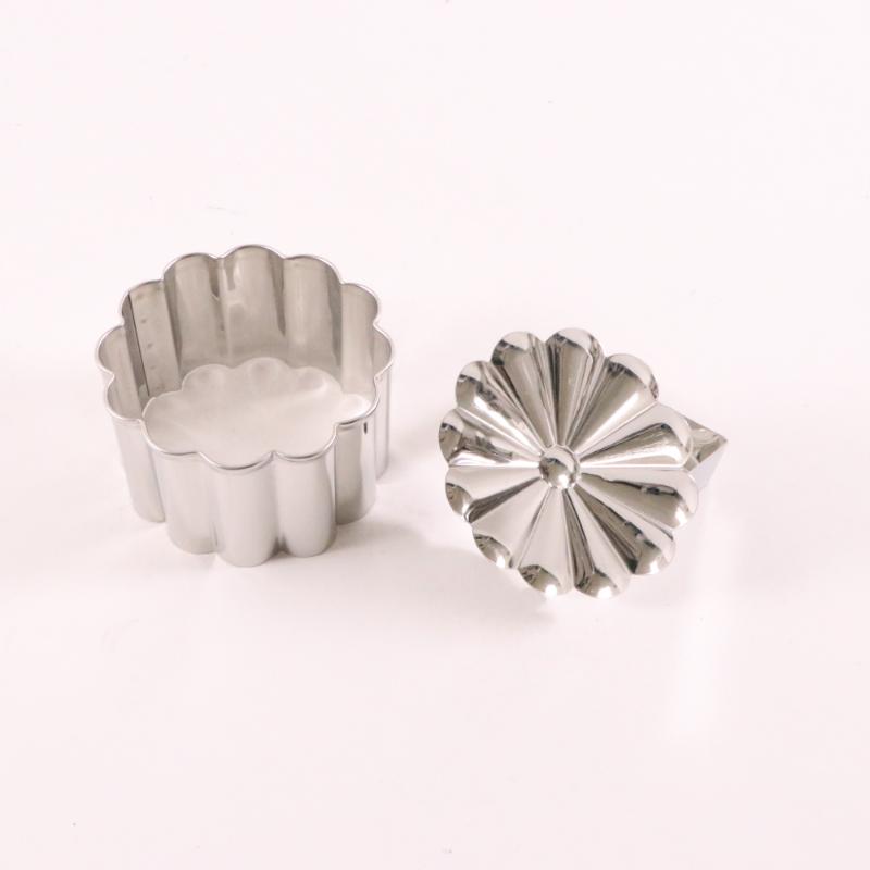 和食用品 18-8物相型 菊 カンダ