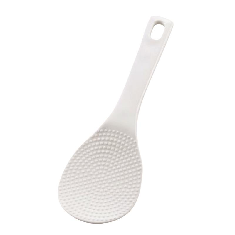 調理用品 147AW ポコポコしゃもじ21cm(白)ヘッター付 エンテック